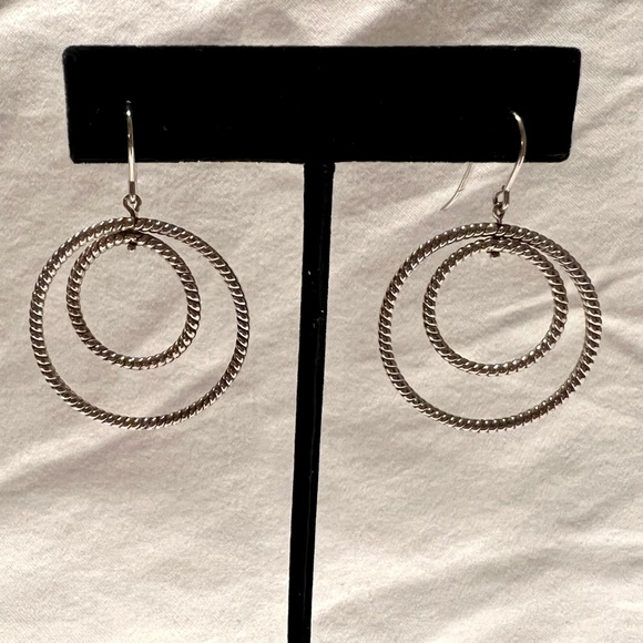 NWOT Saks Fifth Avenue Sterling Silver Earrings - Picture 5 of 5